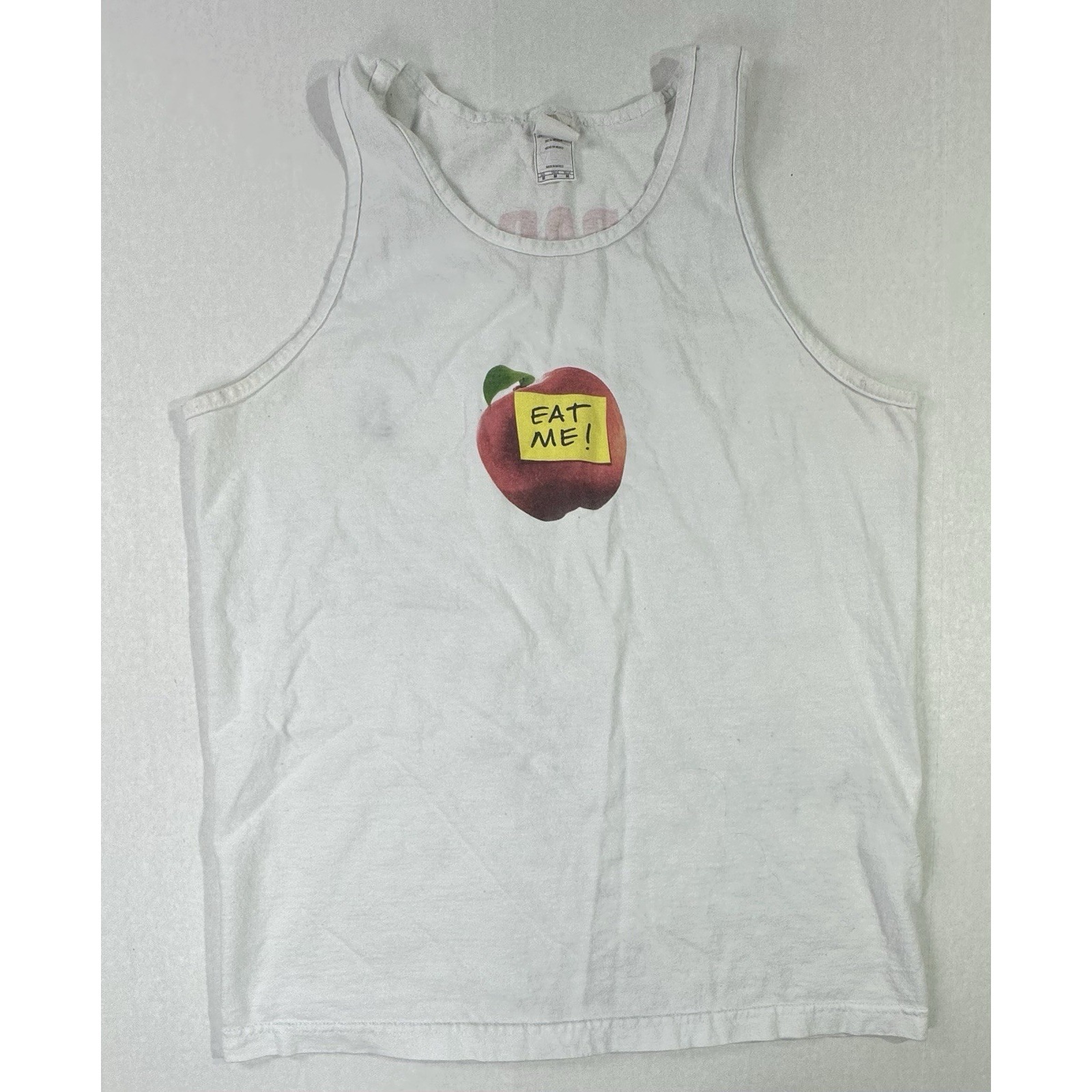 Bad Teacher Movie Promo Tank Top 2011 Eat Me Apple Graphic Alstyle M